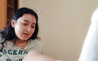 Step sister with white socks added to granny panties