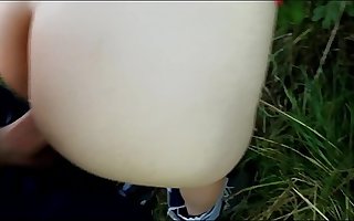 Public sex with sporty cute babe