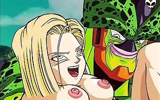 DBZ- Android 18 and Chamber Porn