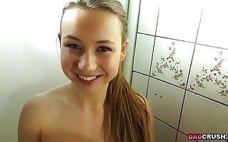 Hot teen Taylor Sands takes daddys huge cock