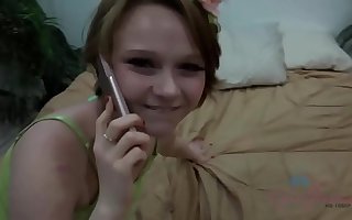 Innocent 18 year venerable girl fucked while out of reach of phone with boyfriend (POV) Lucy Valentine - Crude