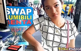 Cute bubble-butt Filipina teen with shaved pussy fucked hard