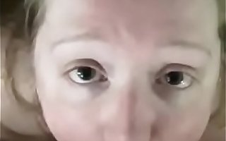 Nervous 18 year old pale amateur with freckles sucks and gags insusceptible to 42 year old uncut cock be worthwhile for the first time insusceptible to camera.